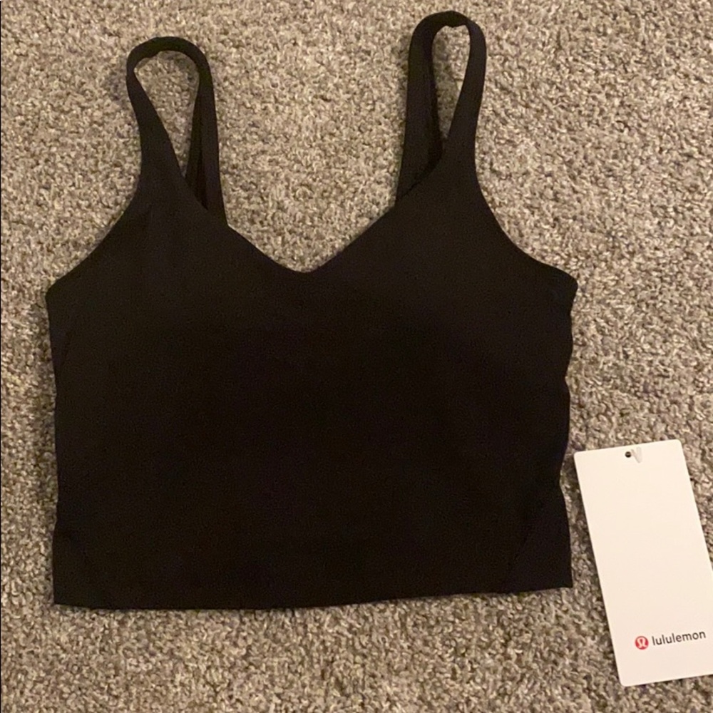 NWT Black Align Tank Sz 4